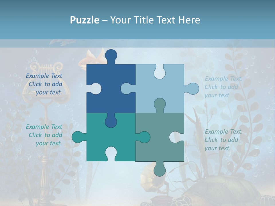 Fantasy Piasek Muzyczny PowerPoint Template