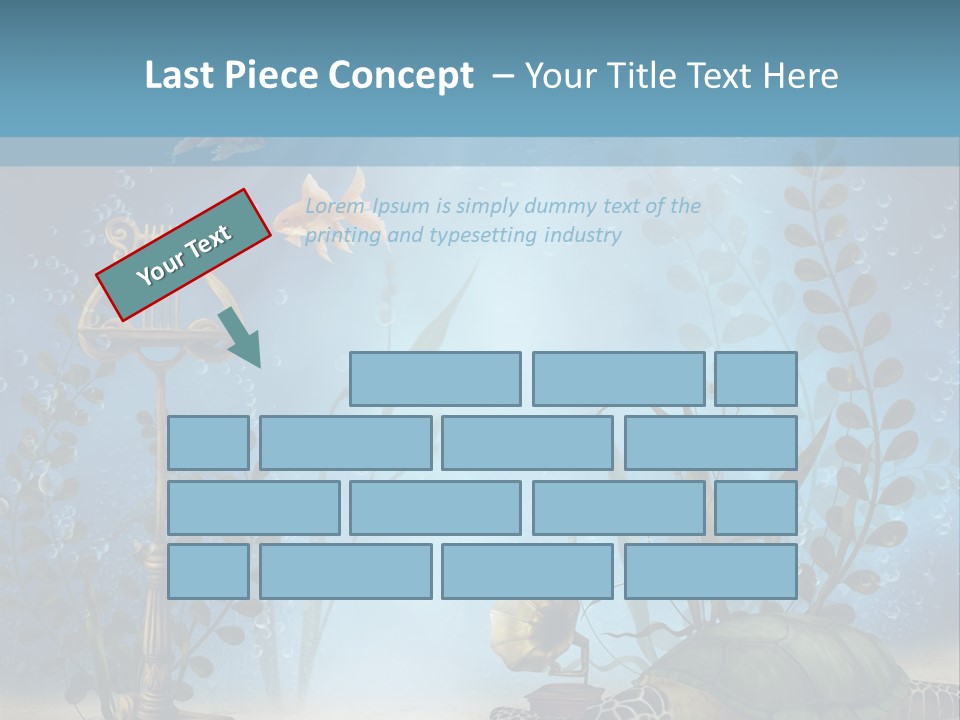 Fantasy Piasek Muzyczny PowerPoint Template
