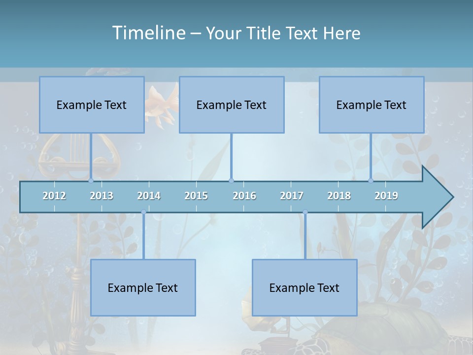 Fantasy Piasek Muzyczny PowerPoint Template