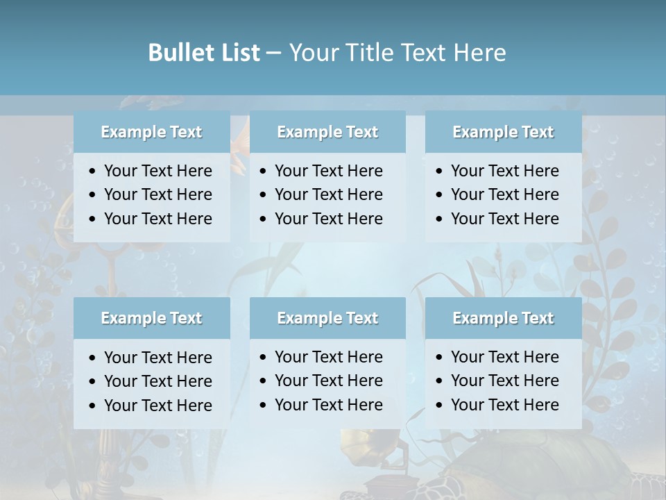 Fantasy Piasek Muzyczny PowerPoint Template