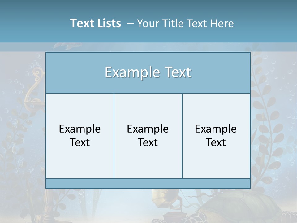 Fantasy Piasek Muzyczny PowerPoint Template