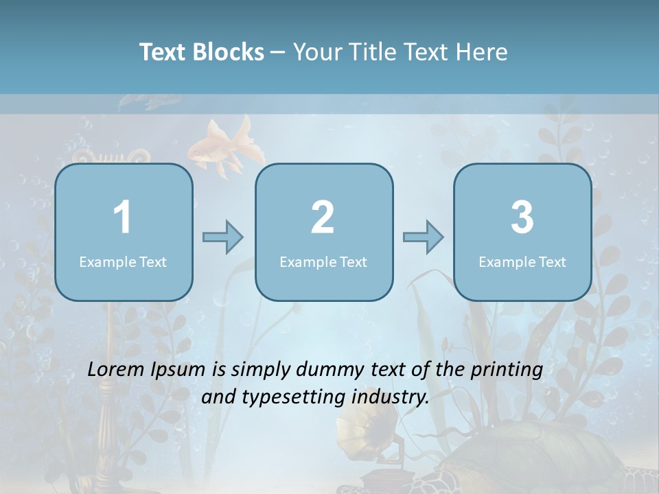 Fantasy Piasek Muzyczny PowerPoint Template