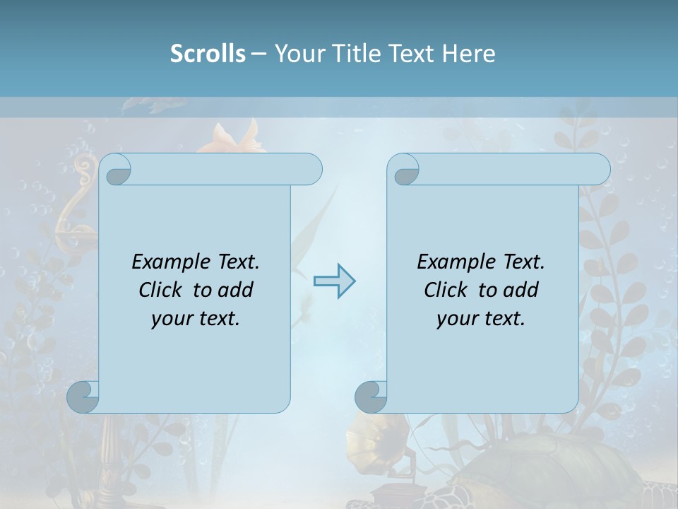 Fantasy Piasek Muzyczny PowerPoint Template