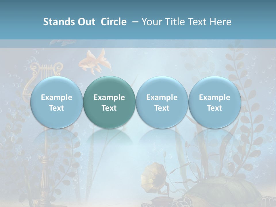 Fantasy Piasek Muzyczny PowerPoint Template
