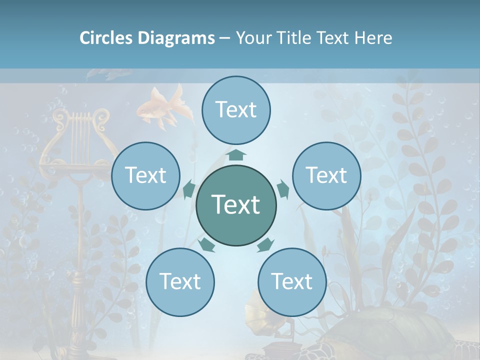 Fantasy Piasek Muzyczny PowerPoint Template