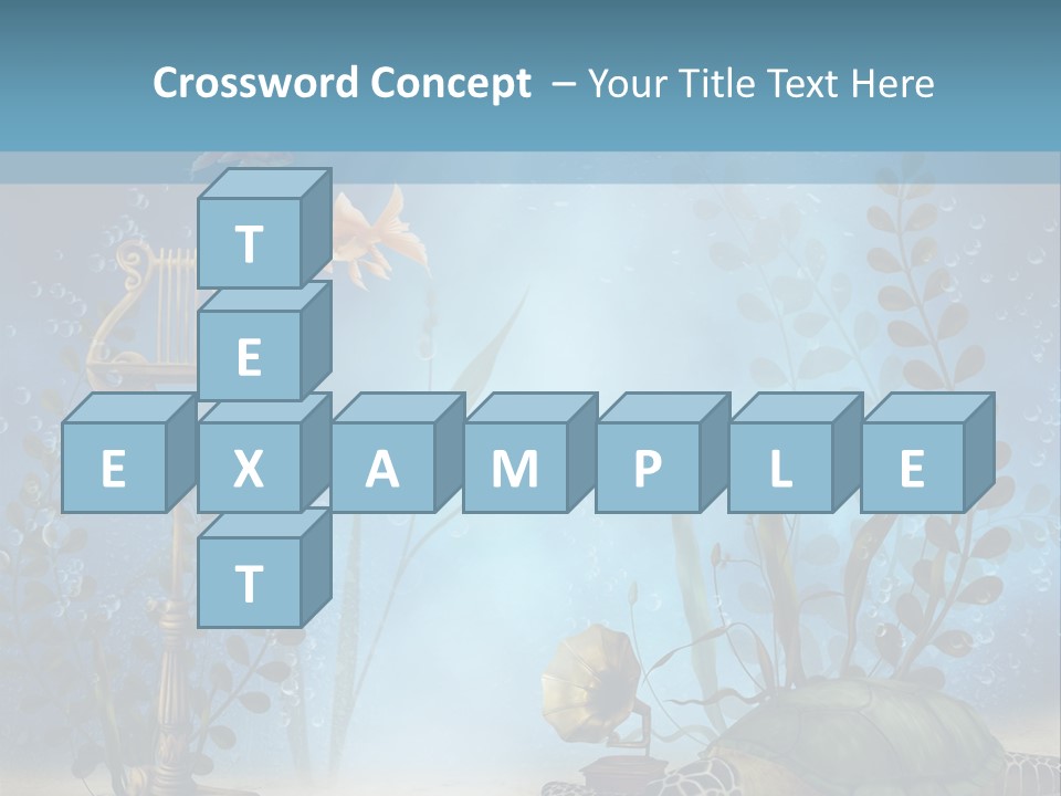 Fantasy Piasek Muzyczny PowerPoint Template