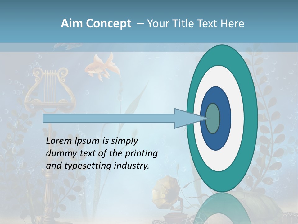 Fantasy Piasek Muzyczny PowerPoint Template