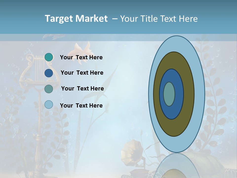 Fantasy Piasek Muzyczny PowerPoint Template