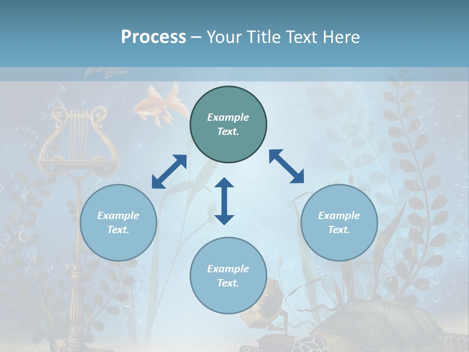 Fantasy Piasek Muzyczny PowerPoint Template