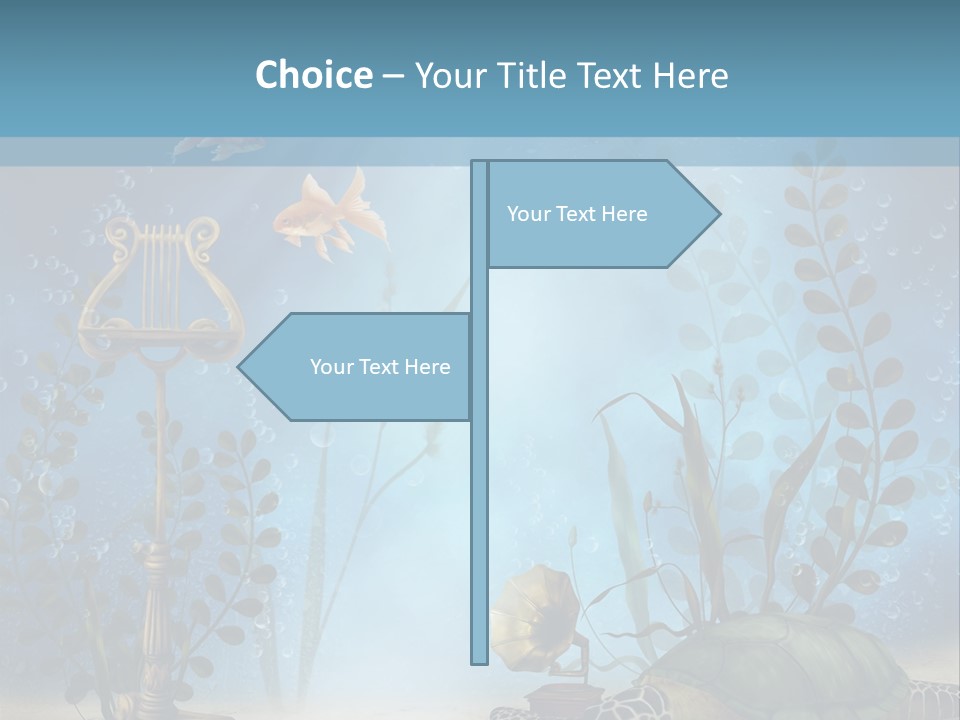 Fantasy Piasek Muzyczny PowerPoint Template