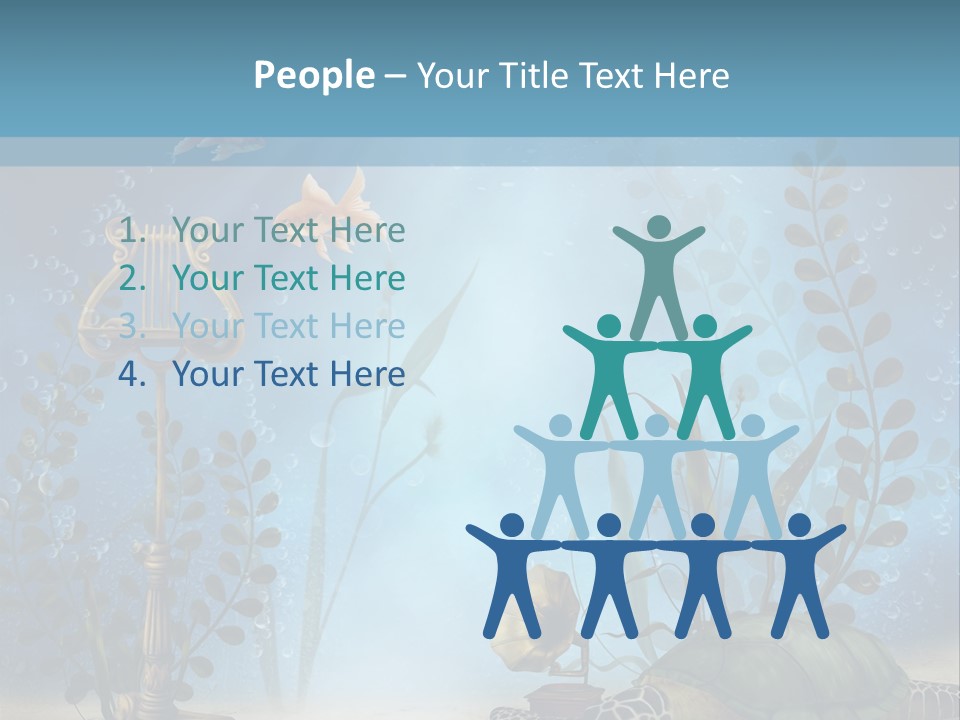 Fantasy Piasek Muzyczny PowerPoint Template