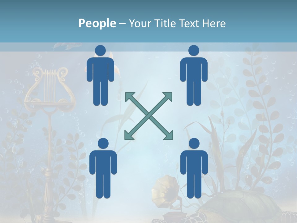 Fantasy Piasek Muzyczny PowerPoint Template