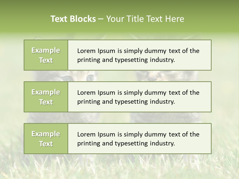 Laufende Laufen Rasen PowerPoint Template