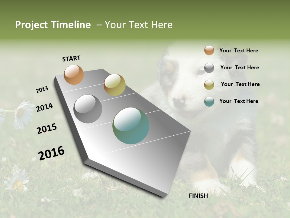 Hunde Hundewelpe Niedlich PowerPoint Template