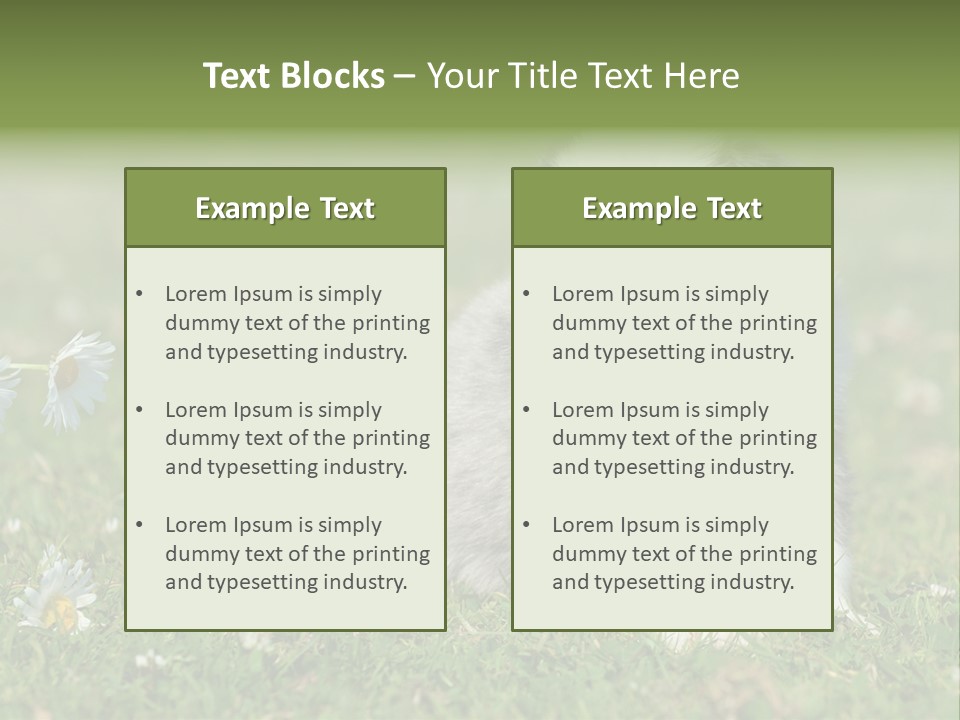 Hunde Hundewelpe Niedlich PowerPoint Template