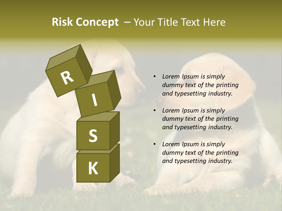 Junges Zwei Tierfreundschaft PowerPoint Template