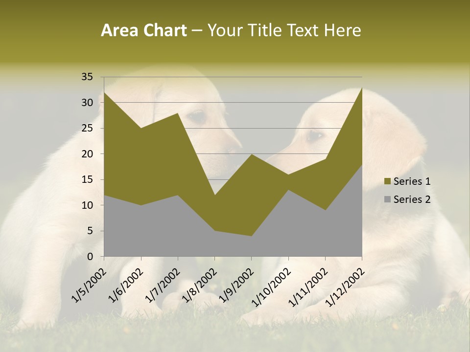 Junges Zwei Tierfreundschaft PowerPoint Template