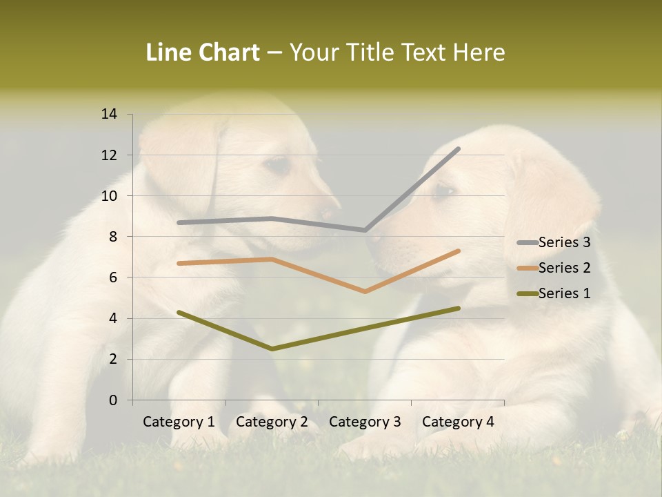 Junges Zwei Tierfreundschaft PowerPoint Template