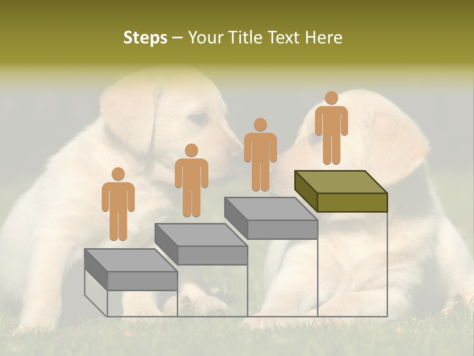 Junges Zwei Tierfreundschaft PowerPoint Template