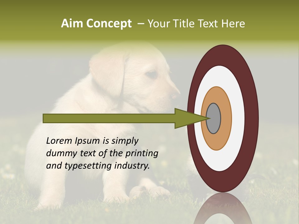 Jungtier Haustier Welpen PowerPoint Template