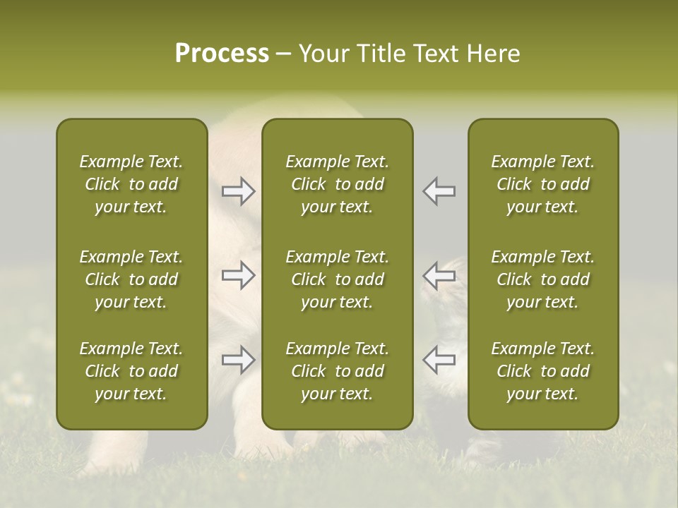 Jungtier Haustier Welpen PowerPoint Template