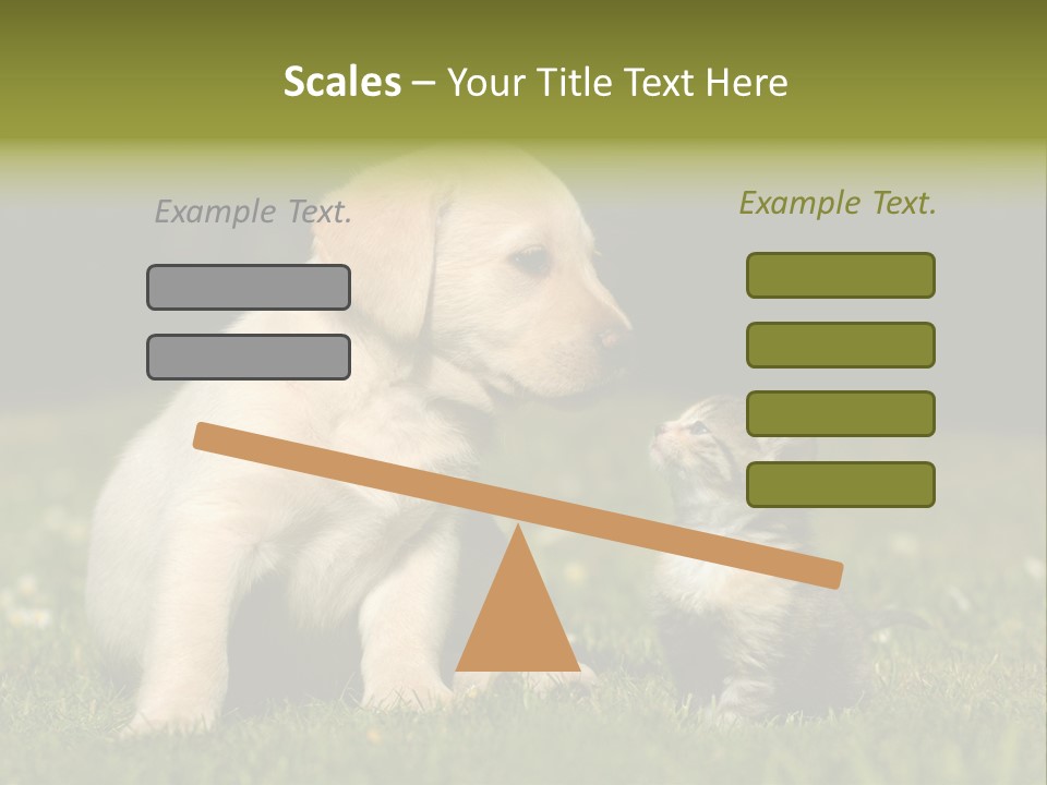 Jungtier Haustier Welpen PowerPoint Template