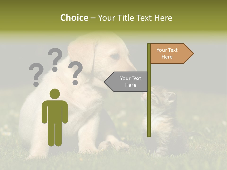 Jungtier Haustier Welpen PowerPoint Template