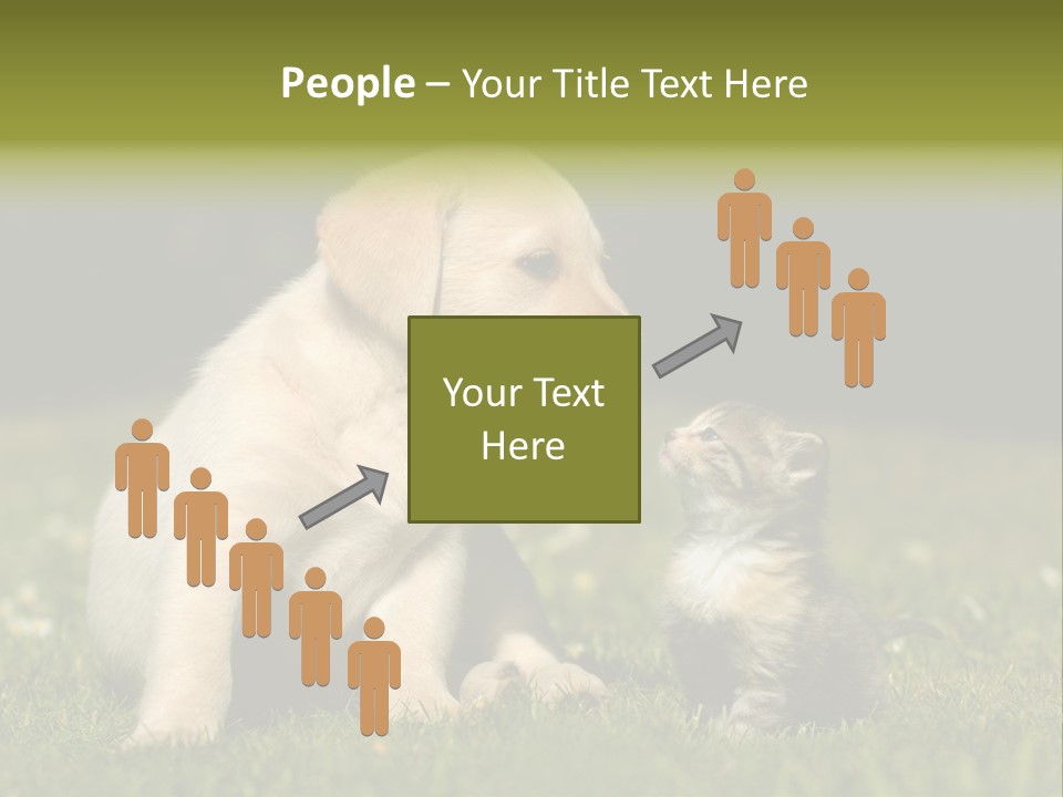 Jungtier Haustier Welpen PowerPoint Template