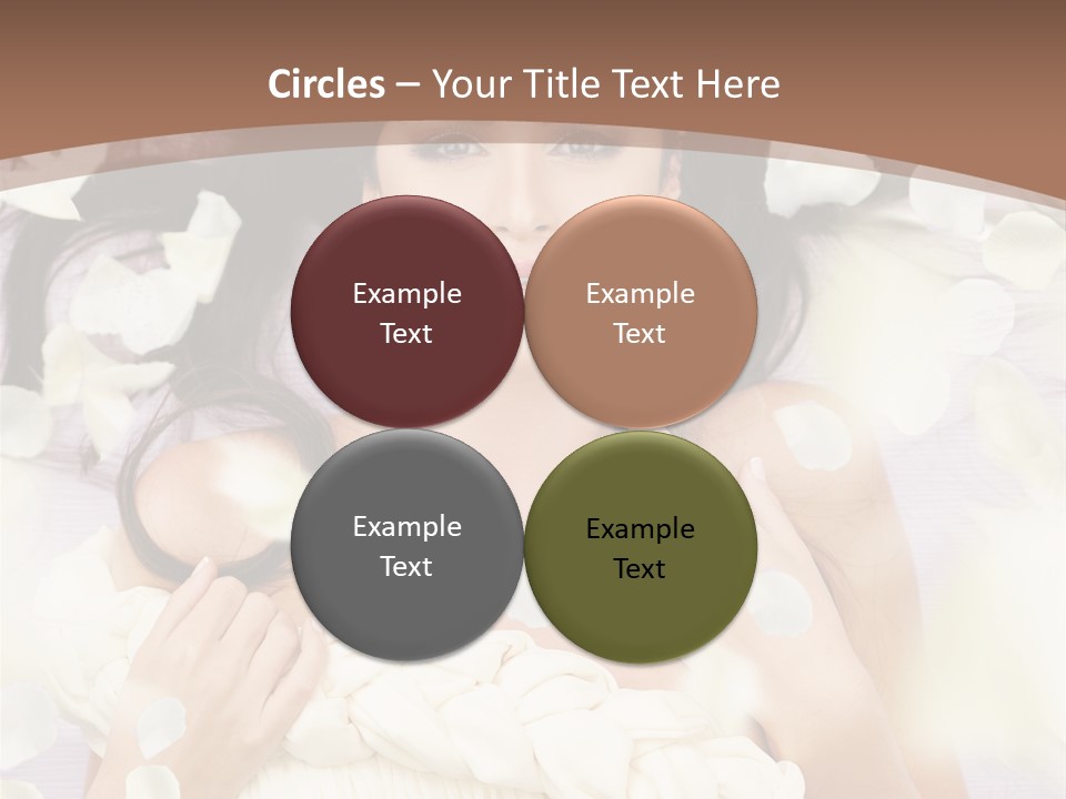 Romantic Hair Cosmetics PowerPoint Template