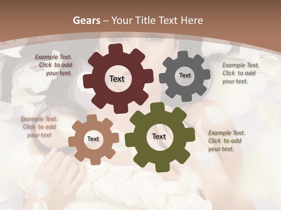 Romantic Hair Cosmetics PowerPoint Template