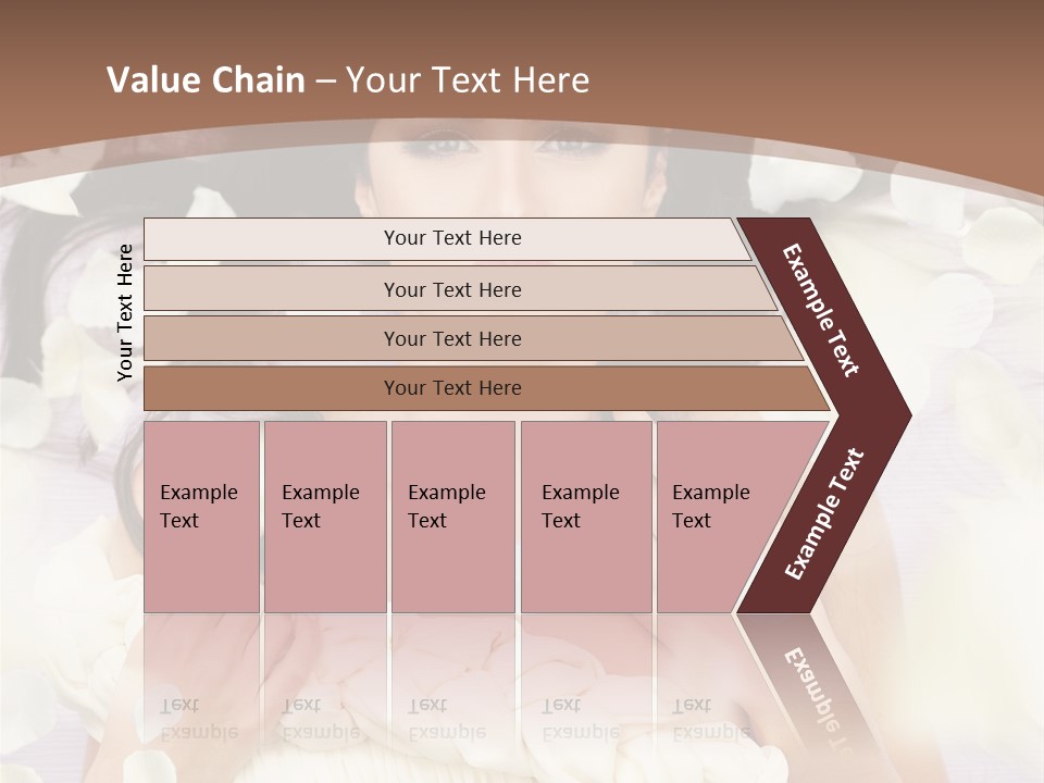 Romantic Hair Cosmetics PowerPoint Template