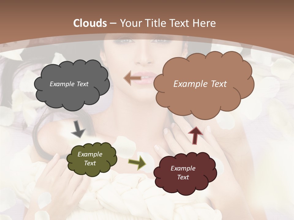 Romantic Hair Cosmetics PowerPoint Template