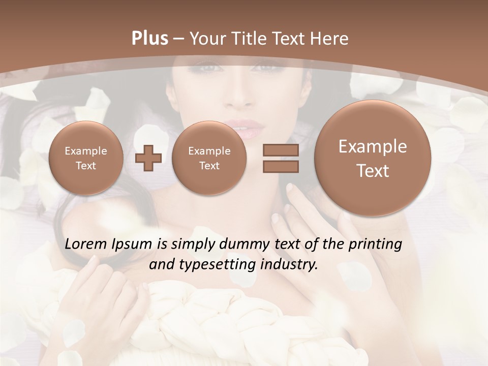 Romantic Hair Cosmetics PowerPoint Template
