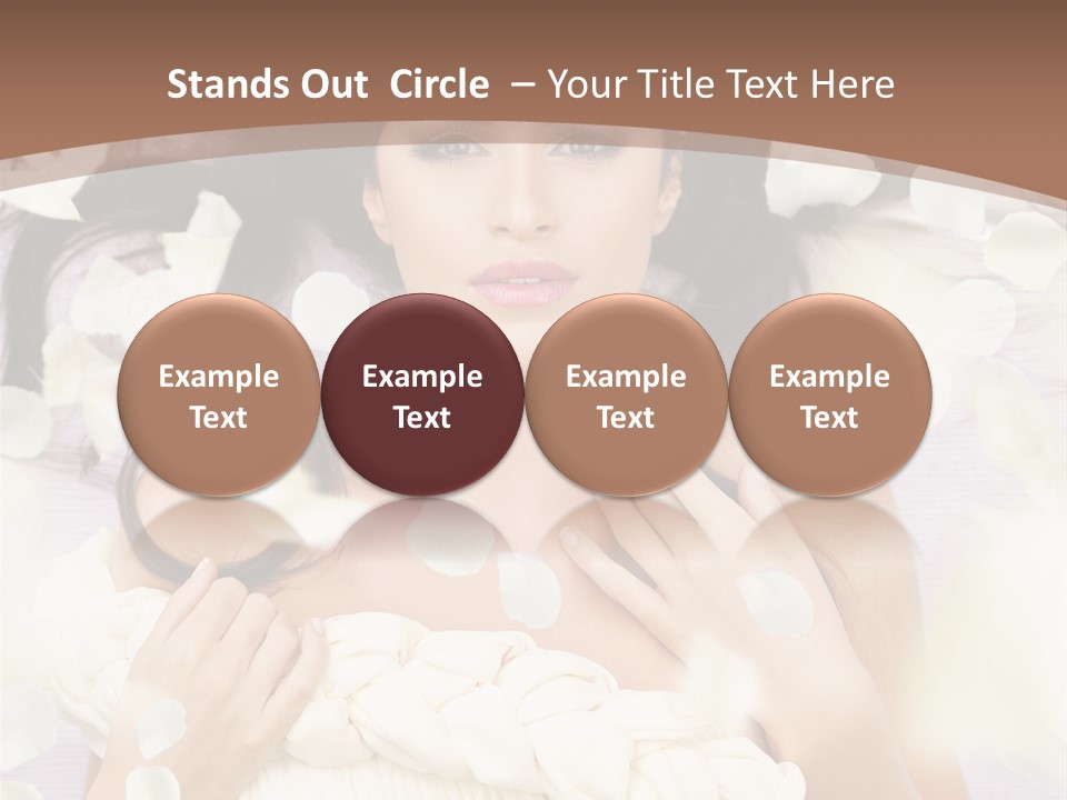 Romantic Hair Cosmetics PowerPoint Template
