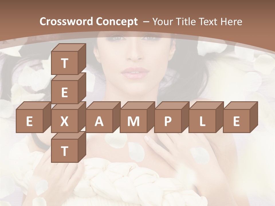 Romantic Hair Cosmetics PowerPoint Template