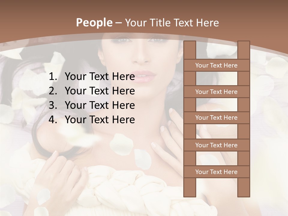 Romantic Hair Cosmetics PowerPoint Template