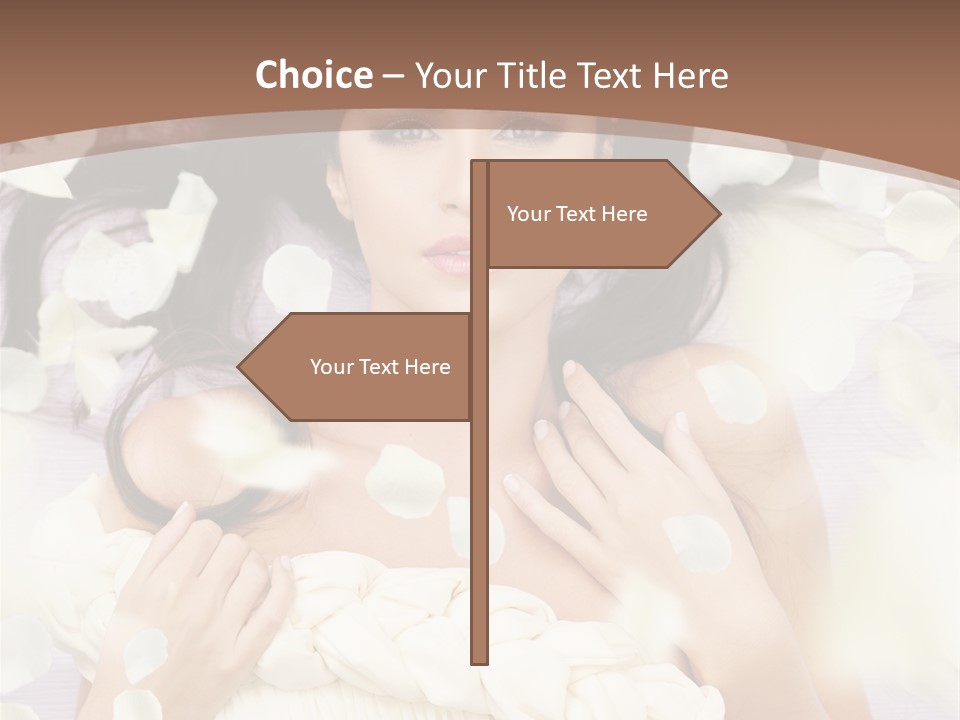 Romantic Hair Cosmetics PowerPoint Template