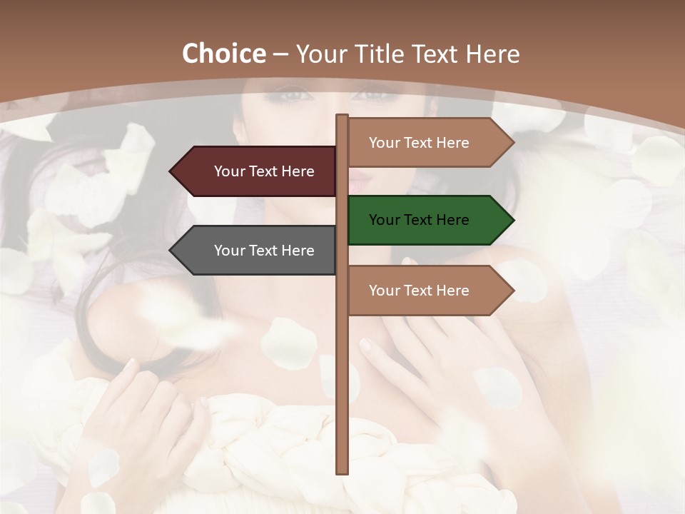 Romantic Hair Cosmetics PowerPoint Template