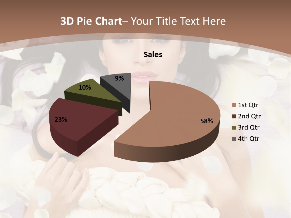 Romantic Hair Cosmetics PowerPoint Template