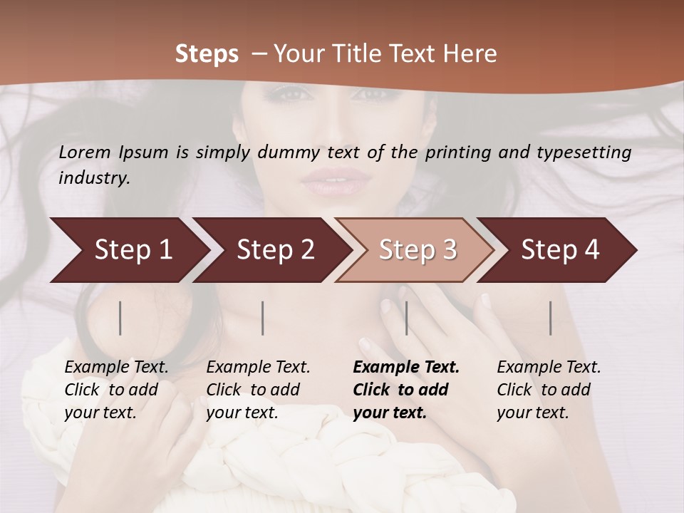 Beauty Person Figure PowerPoint Template