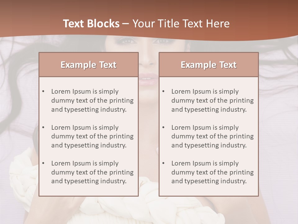 Beauty Person Figure PowerPoint Template