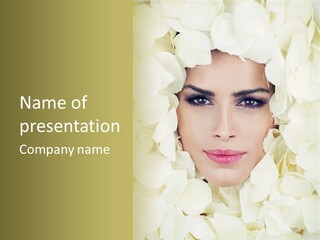 Glamour Petals  PowerPoint Template