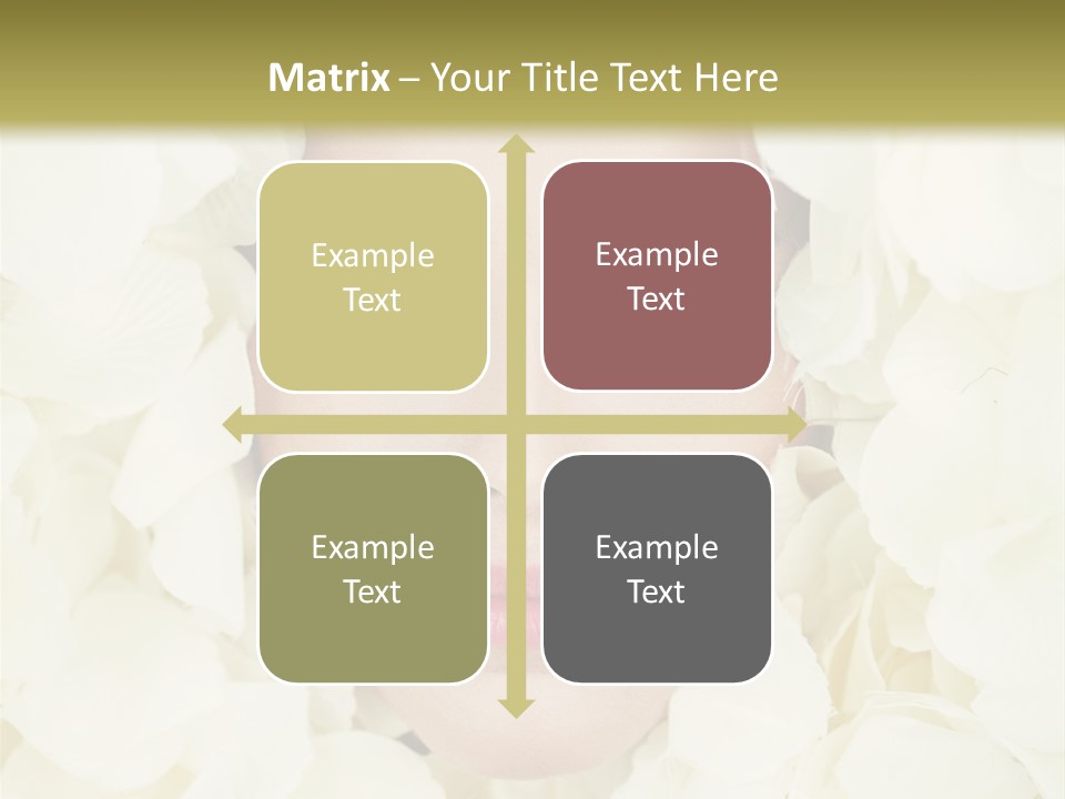 Glamour Petals  PowerPoint Template