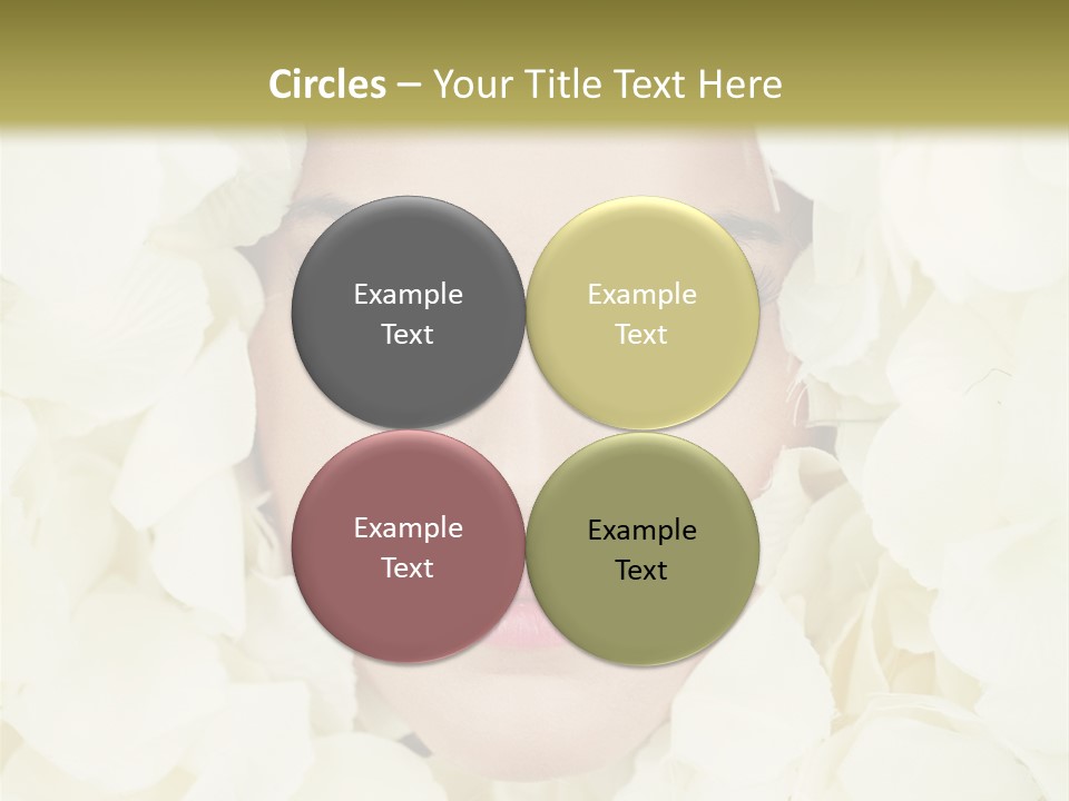 Glamour Petals  PowerPoint Template
