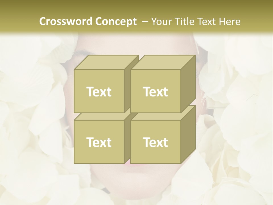 Glamour Petals  PowerPoint Template