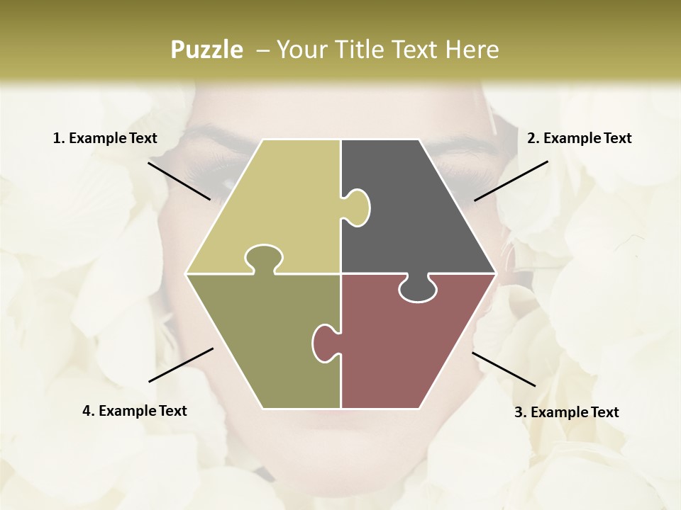 Glamour Petals  PowerPoint Template