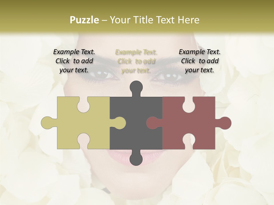 Glamour Petals  PowerPoint Template