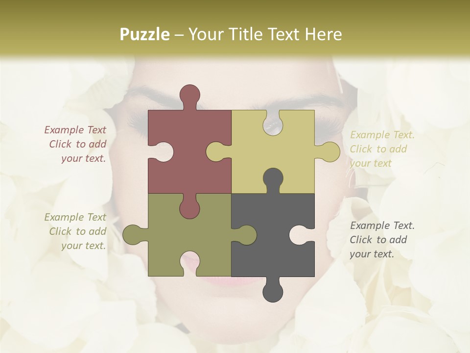 Glamour Petals  PowerPoint Template