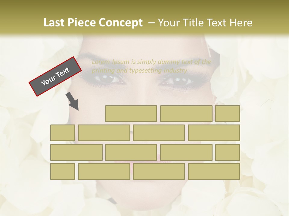 Glamour Petals  PowerPoint Template