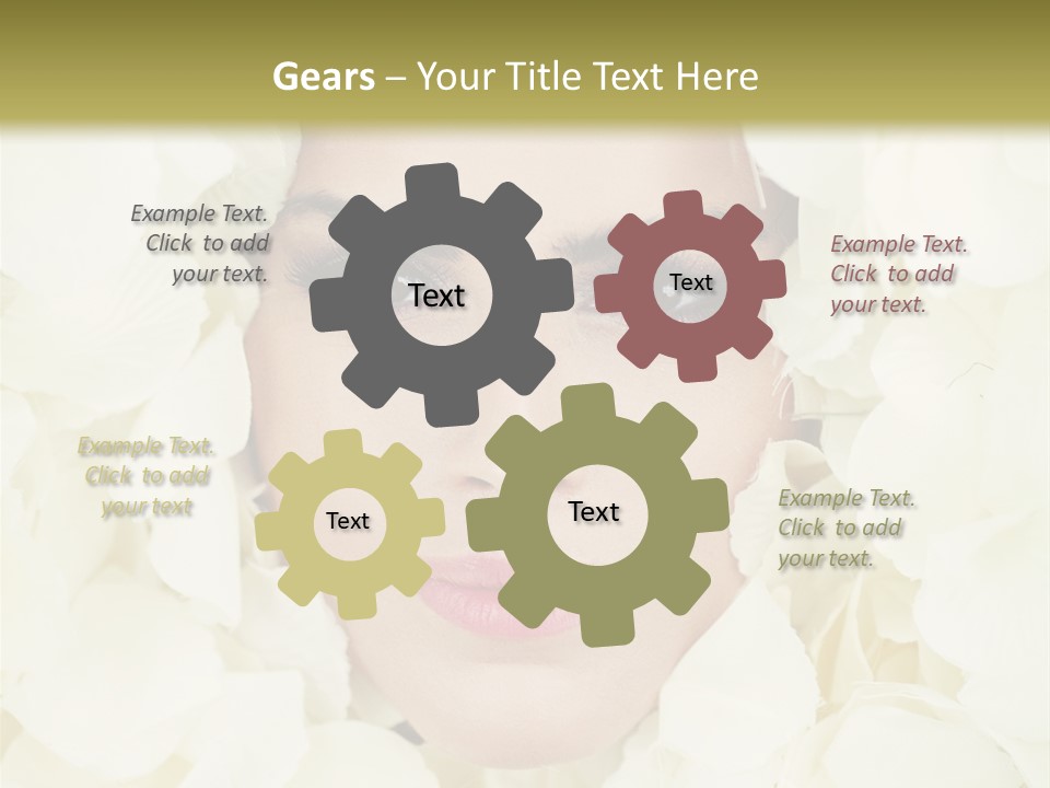 Glamour Petals  PowerPoint Template
